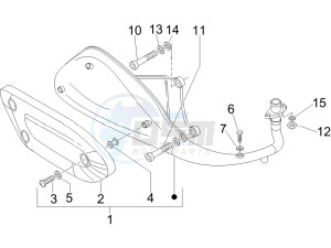 Fly 125 4t drawing Silencer