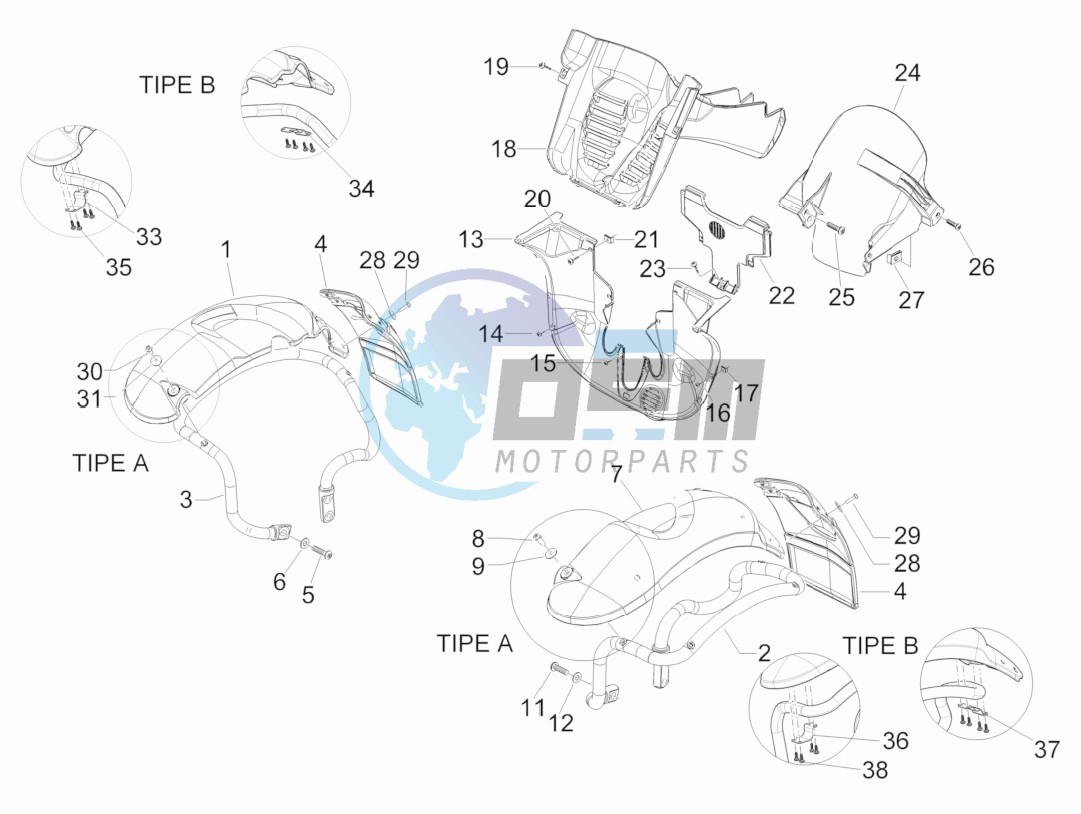 Wheel housing - Mudguard