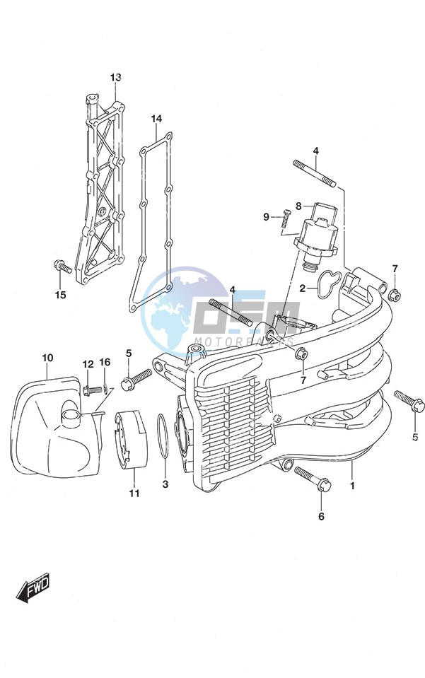 Intake Manifold/ Silencer/Exhaust Cover