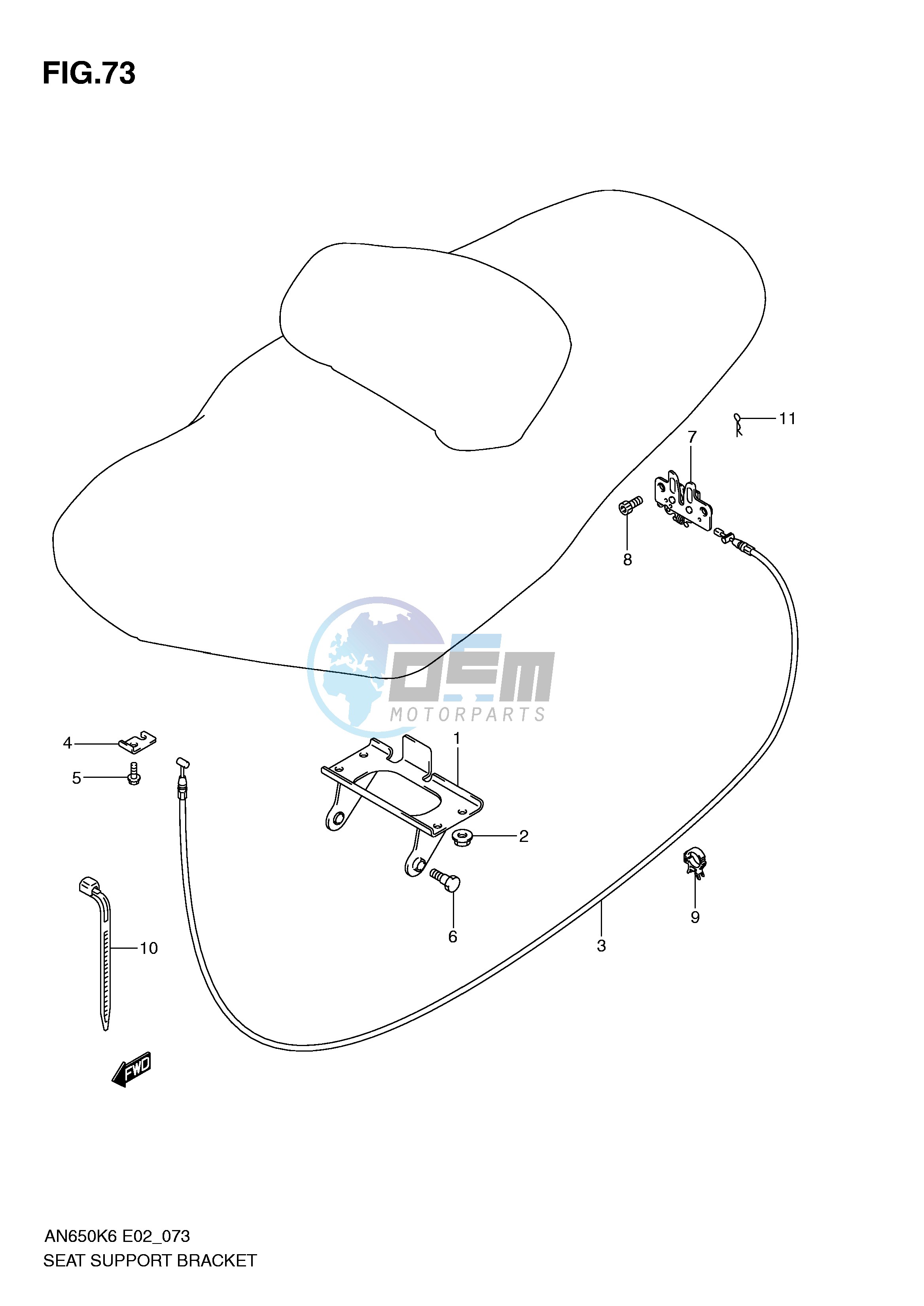 SEAT SUPPORT BRACKET