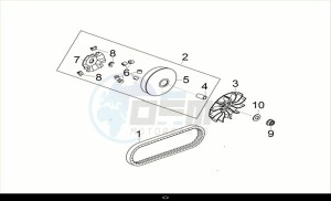 JOYMAX-Z+ 125 (LW12W3-EU) (M2) drawing MOVABLE DRIVE FACE