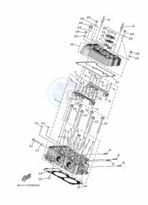 YXE1000EW YX10EPAM (B4M5) drawing CYLINDER