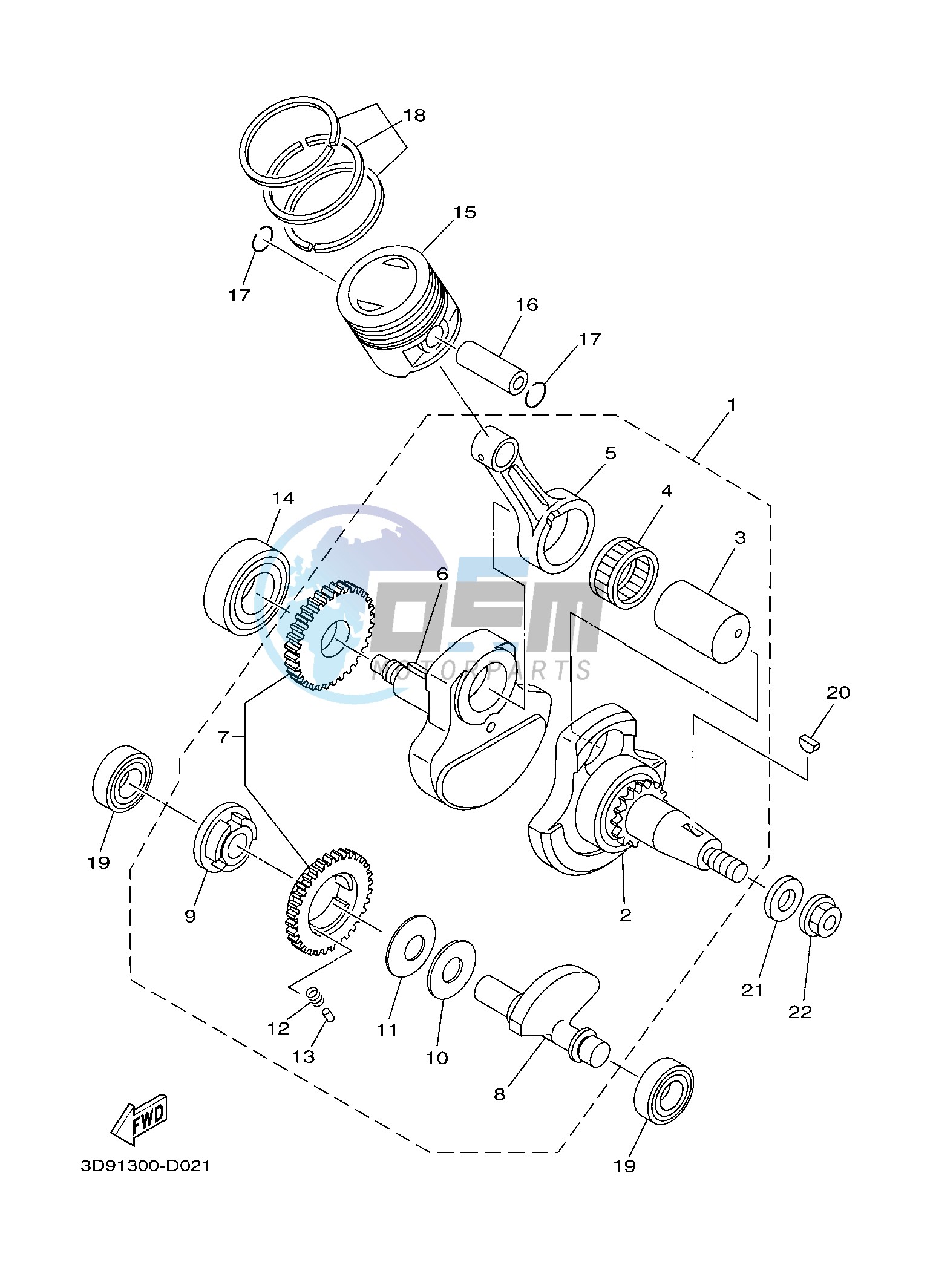 CRANKSHAFT & PISTON