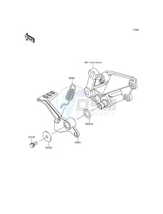 NINJA 300 EX300AGFA XX (EU ME A(FRICA) drawing Brake Pedal