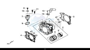 MAXSYM 600 I ABS EXECUTIVE (LX60A4-EU) (E4) (L7-M0) drawing CYLINDER SET