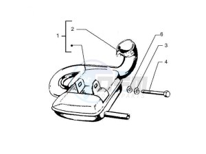 PX 125 30 Anni drawing Silencer