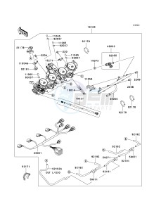 ZX 1400 A [NINJA ZX-14] (A6F-A7FA) A7FA drawing THROTTLE