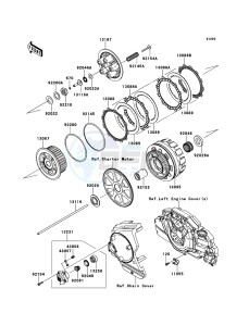 VN1700_CLASSIC_TOURER_ABS VN1700DCF GB XX (EU ME A(FRICA) drawing Clutch