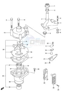 DT 140 drawing Water Pump (DT140EFI