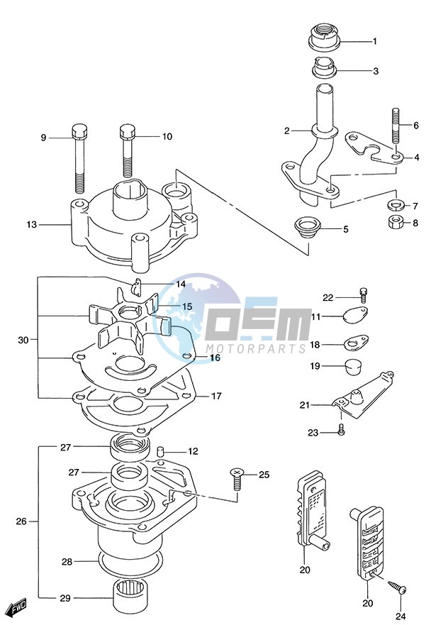 Water Pump (DT140EFI