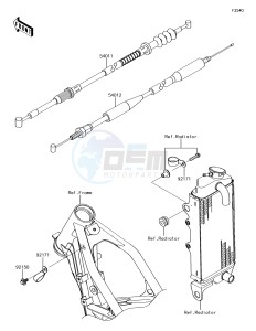 KX85 KX85CEF EU drawing Cables