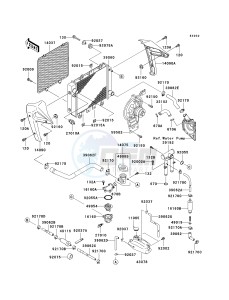 ER 500 C [ER5] (C1-C2) [ER5] drawing RADIATOR