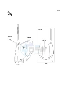 KX 100 A [KX100 MONSTER ENERGY] (A6F - A9FA) D8F drawing ACCESSORY