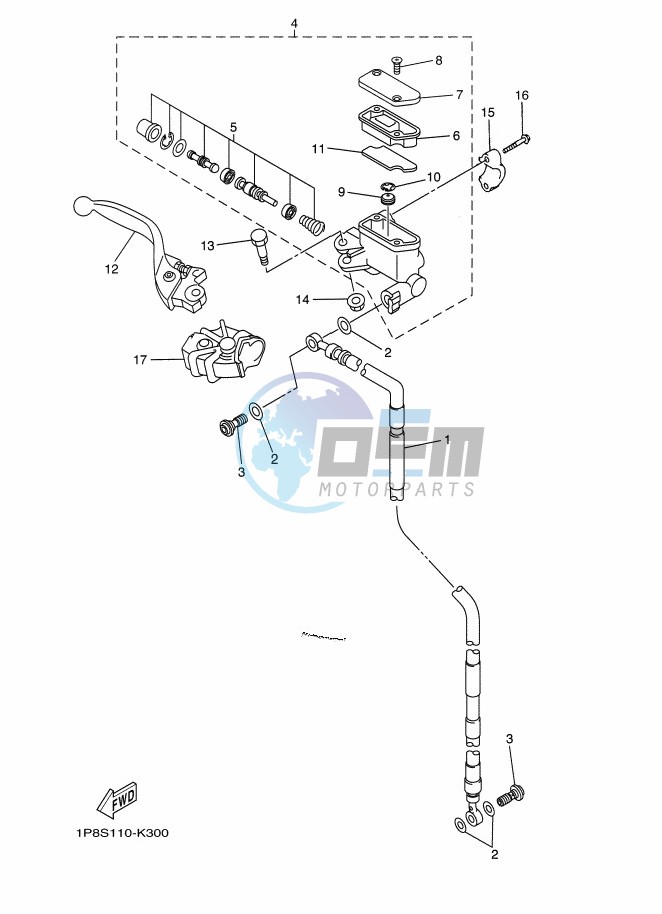 FRONT MASTER CYLINDER