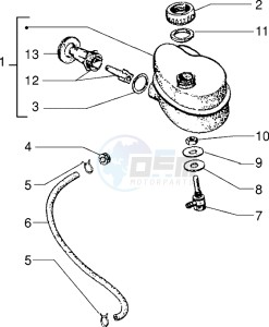 PX 125 E drawing Oil tank