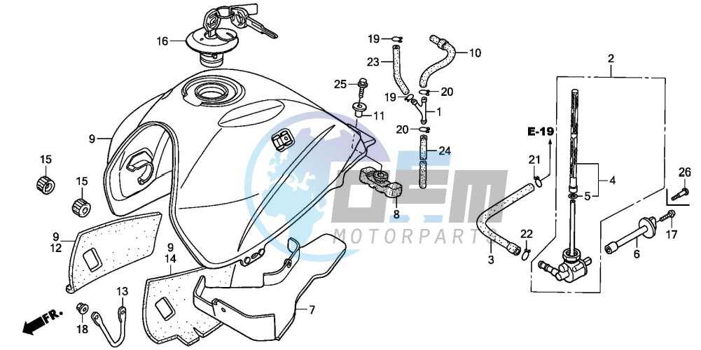 FUEL TANK (XL125V1/2/3/4/5/6)