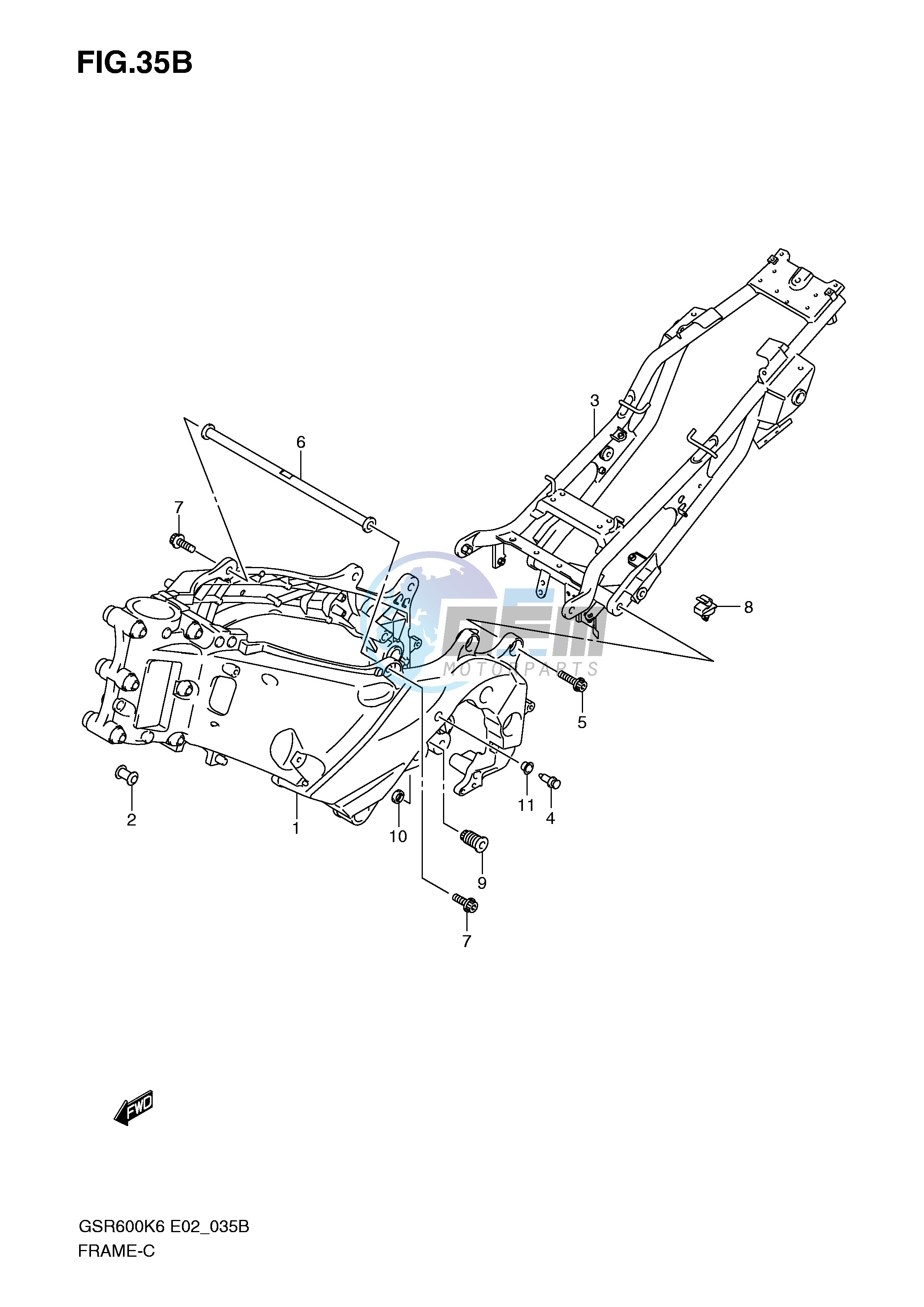 FRAME (MODEL K8 K9)