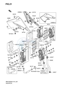 RM-Z250 (E19) drawing RADIATOR