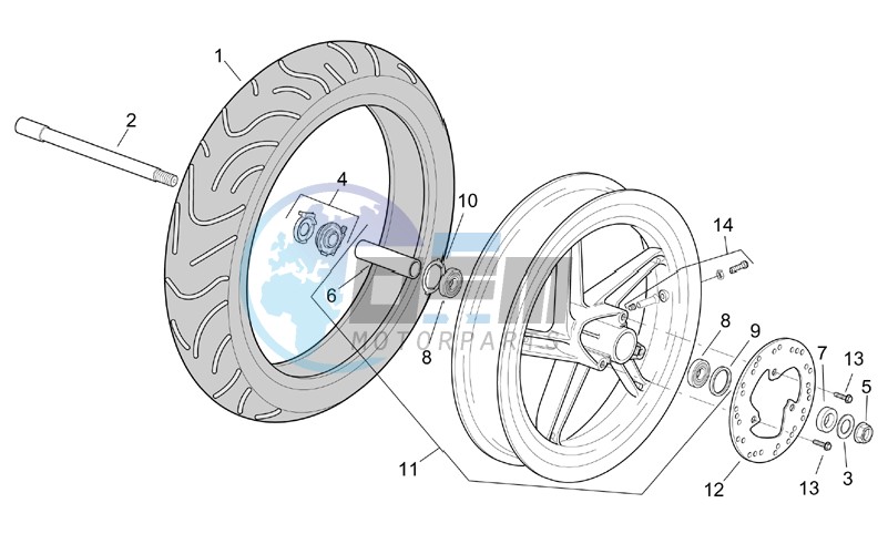 Front wheel