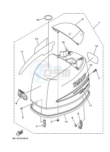 F50TLR drawing TOP-COWLING