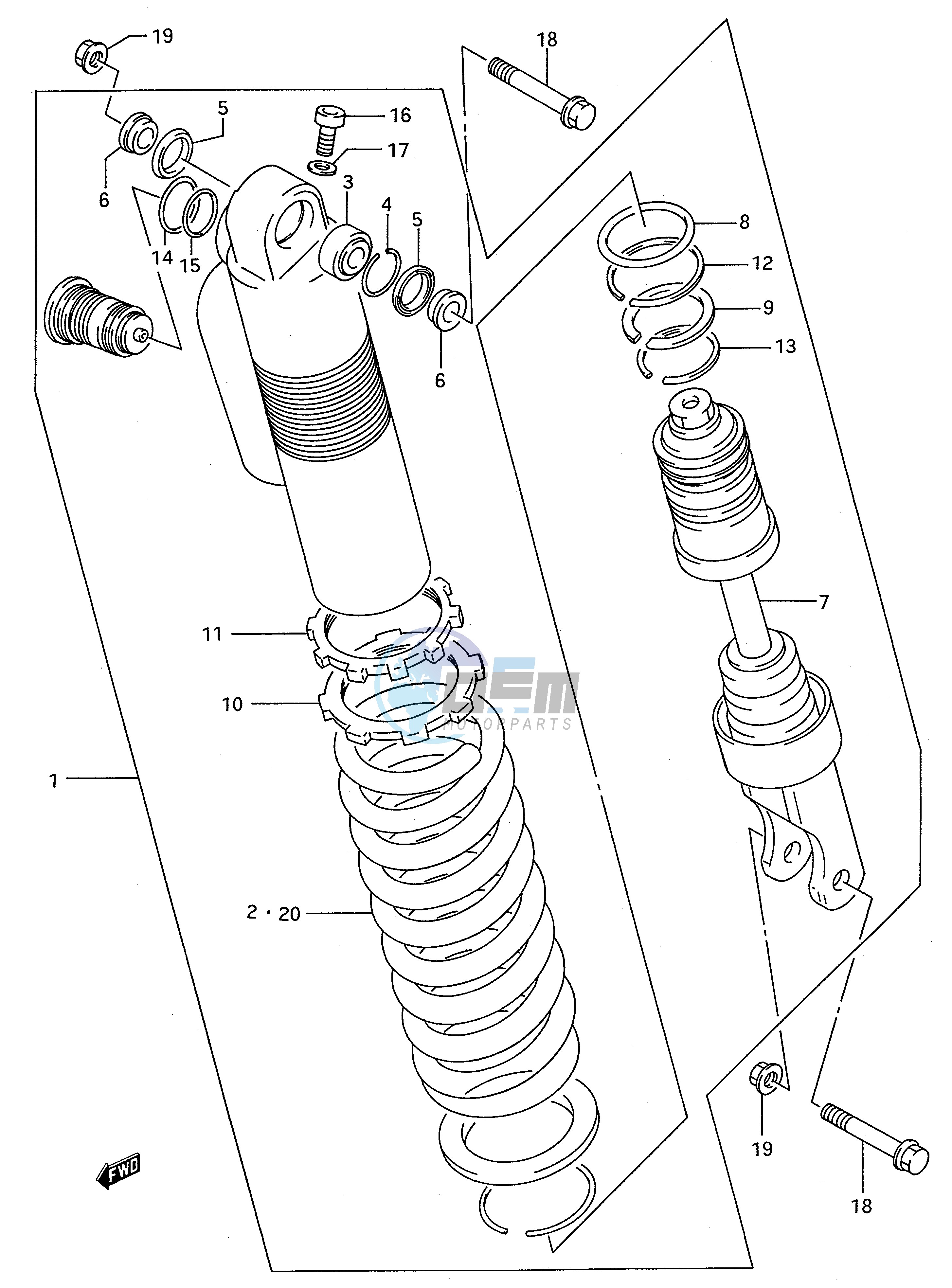 SHOCK ABSORBER (MODEL P)