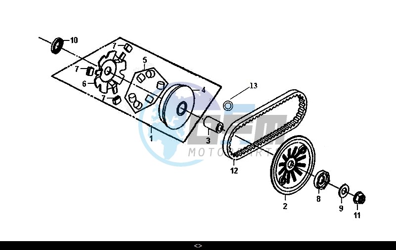 MOVABLE DRIVE FACE ASSY