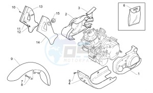 Classic 125 drawing Front body