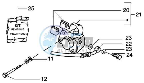 Front brake caliper