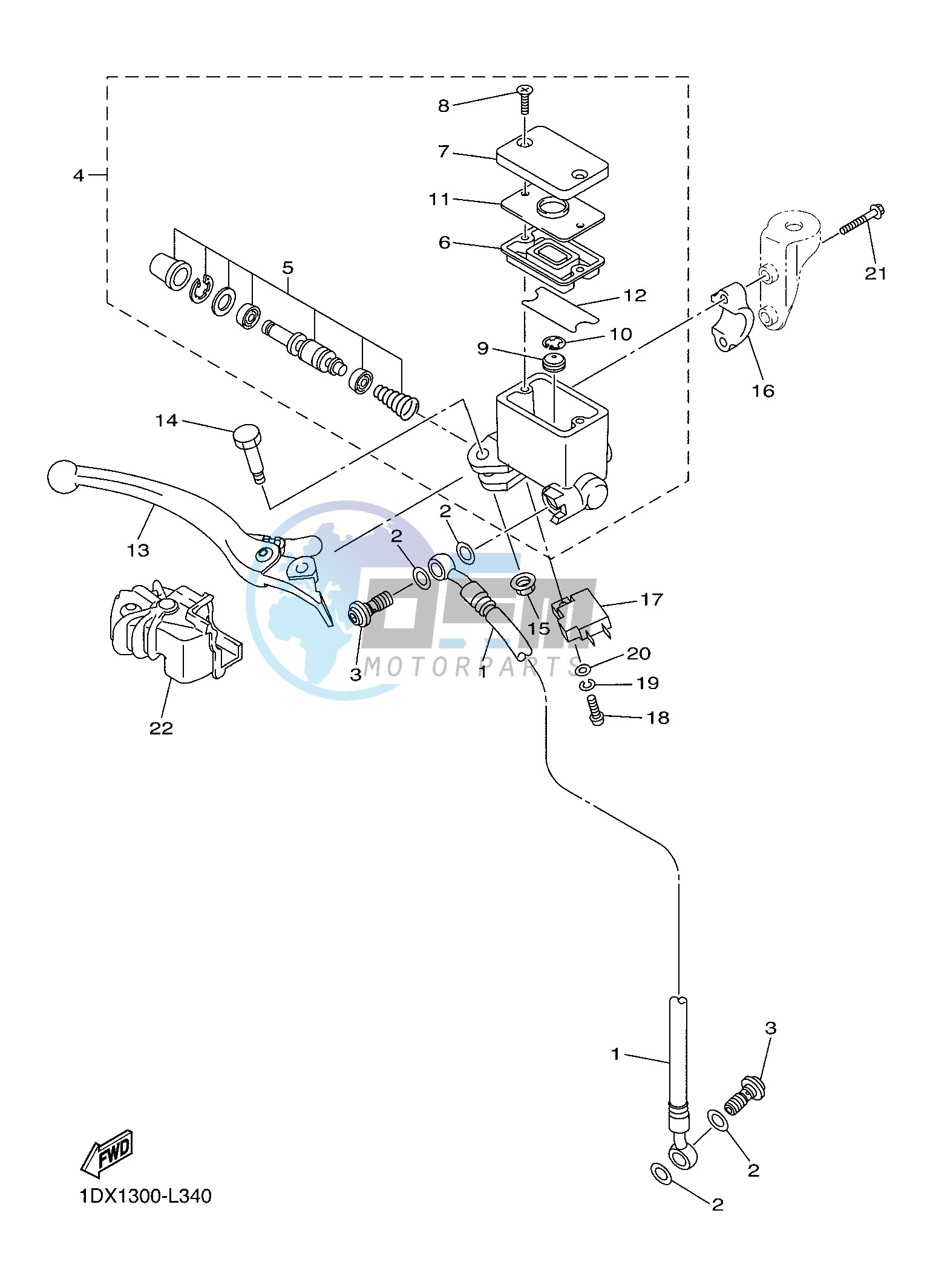 FRONT MASTER CYLINDER