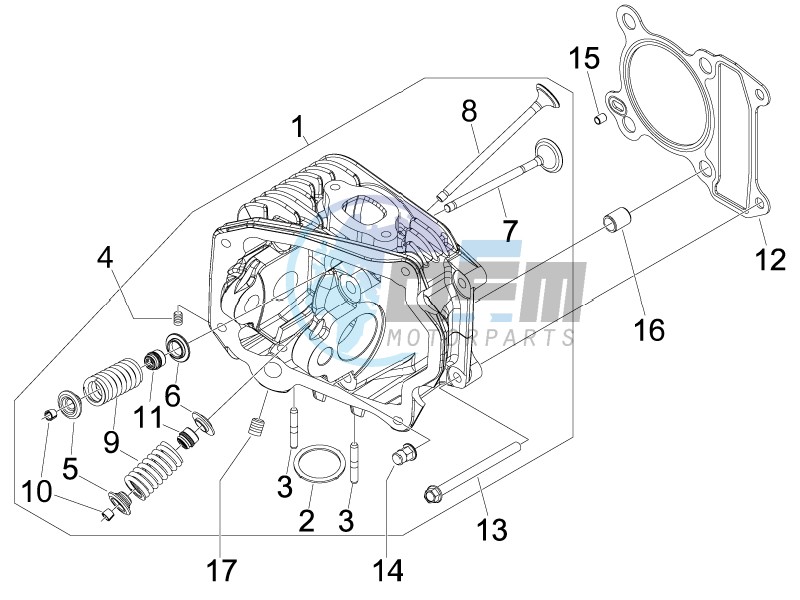 Cilinder head unit - Valve