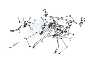 QUAD LANDER 300 drawing MOUNT GRIP BAR  BAR  COWLING