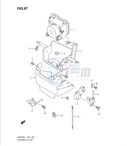 SV650/S drawing HYDRAULIC UNIT (SV650SAL1 E24)