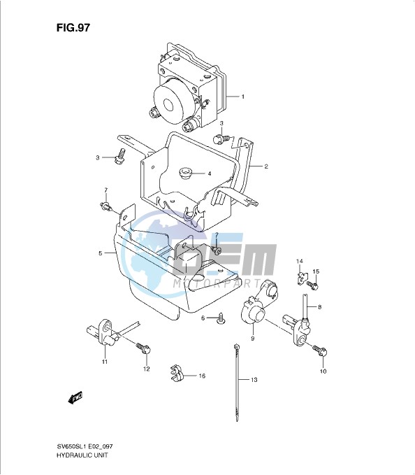 HYDRAULIC UNIT (SV650SAL1 E24)