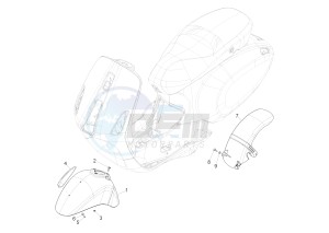 PRIMAVERA 50 4T-3VS E4 (EMEA) drawing Wheel housing - Mudguard