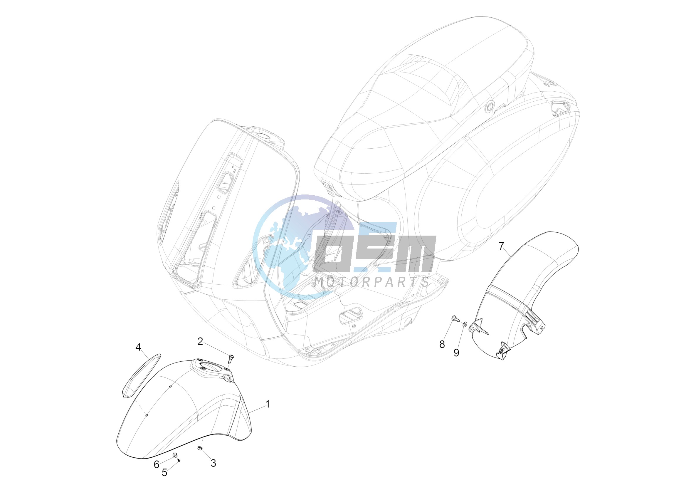 Wheel housing - Mudguard