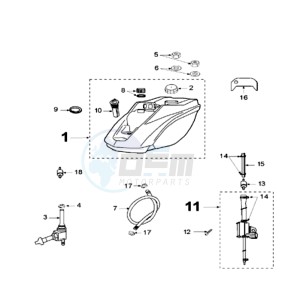 LUDIX 10 V ONE drawing TANK AND FUEL PUMP