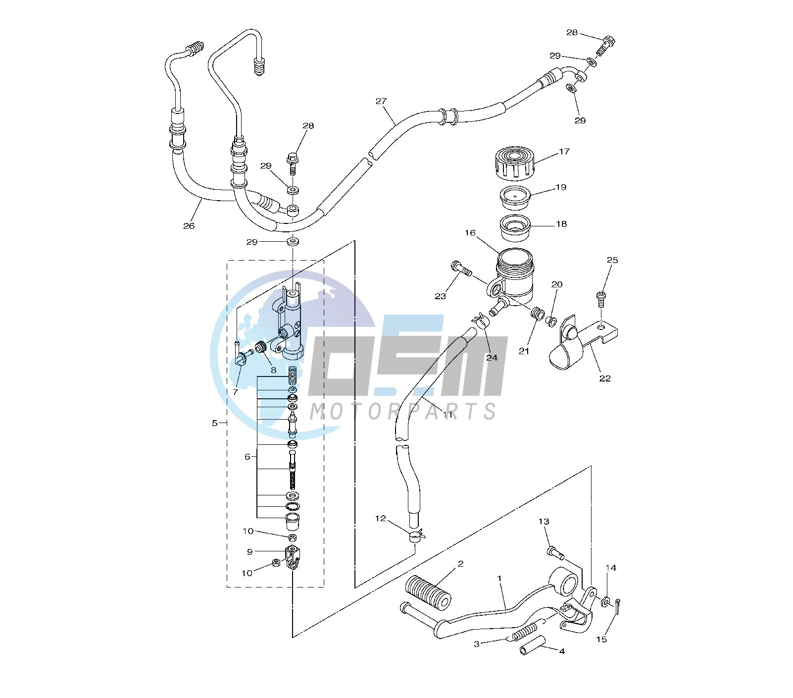 REAR MASTER CYLINDER