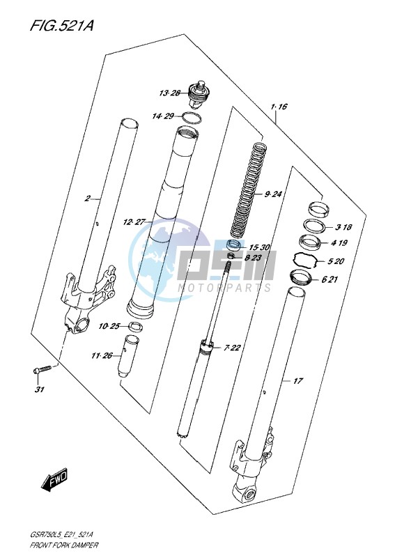 FRONT DAMPER L5