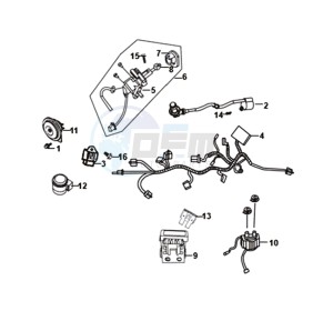 FIDDLE II 50 45KMH (L8) EU EURO4 drawing WIRE HARNESS