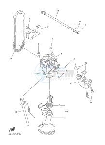 XJ6SA 600 DIVERSION (S-TYPE, ABS) (36DH 36DK) drawing OIL PUMP