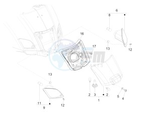 GTS 300 ie ABS (NAFTA) drawing Rear headlamps - Turn signal lamps