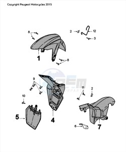 FIGHT 4 50 2T ICEBLADE drawing MUDGUARD