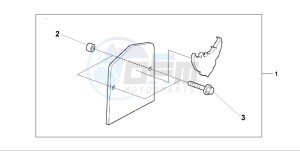 NV750C2 drawing BACKREST PLATE