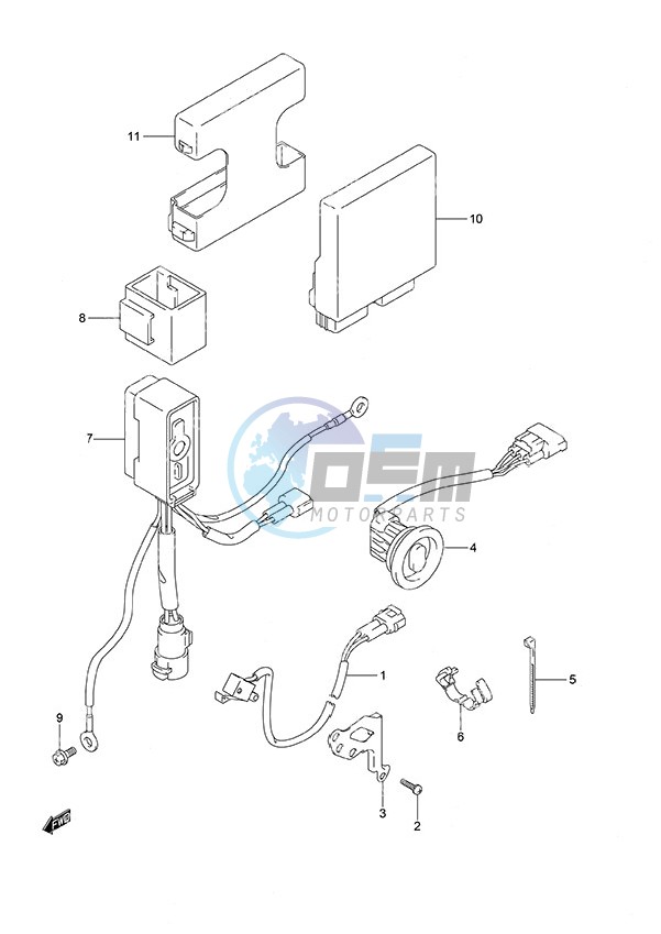 PTT Switch/Engine Control Unit High Thrust