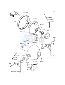 W800 EJ800AGF GB XX (EU ME A(FRICA) drawing Headlight(s)