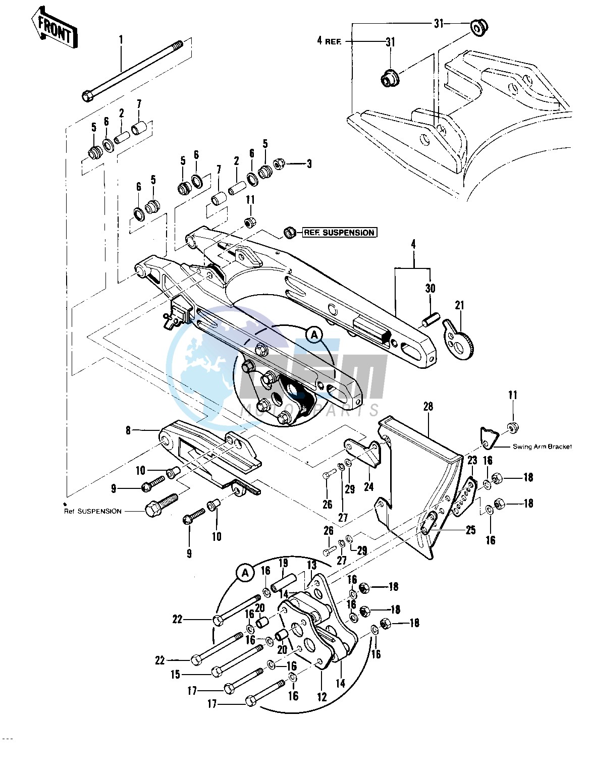 SWING ARM_CHAIN COVER