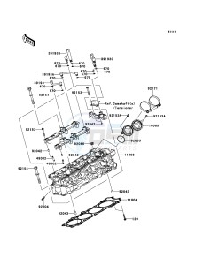 1400GTR_ABS ZG1400CDF FR GB XX (EU ME A(FRICA) drawing Cylinder Head