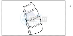 CBF1000FB drawing TANK PAD 2