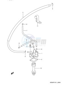 AD50 (E41) drawing OIL PUMP (MODEL M E6,E41)