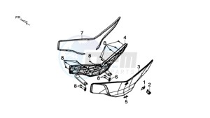 MAXSYM 600 I ABS drawing COWLING